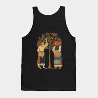 Woman near the apple tree Tank Top